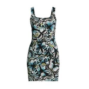 No Boundaries Monarch Butterfly Stretch Mini Dress Juniors Size XXL (19)
